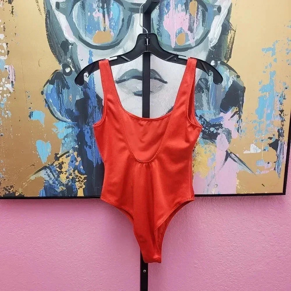 SPEEDO FOREVER 21 Red Cheeky One Piece Swimsuit - Picture 2 of 5